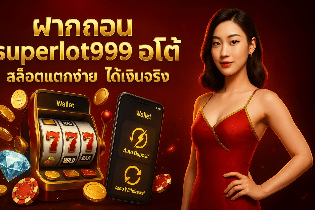 ฝากถอน superlot999 ออโต้