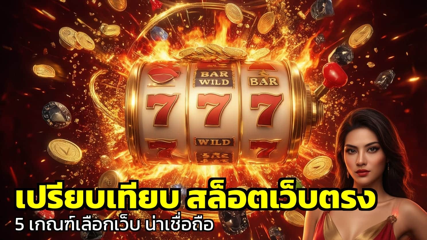 เปรียบเทียบ สล็อตเว็บตรง